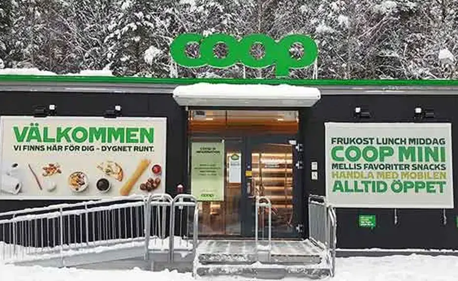 Coop SwedenがZKONGによって武装した最初の無人店を立ち上げました