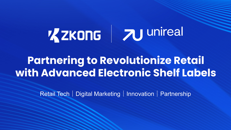 Unireal Partners with ZKONG to Revolutionise Retail with Electronic Shelf Labels